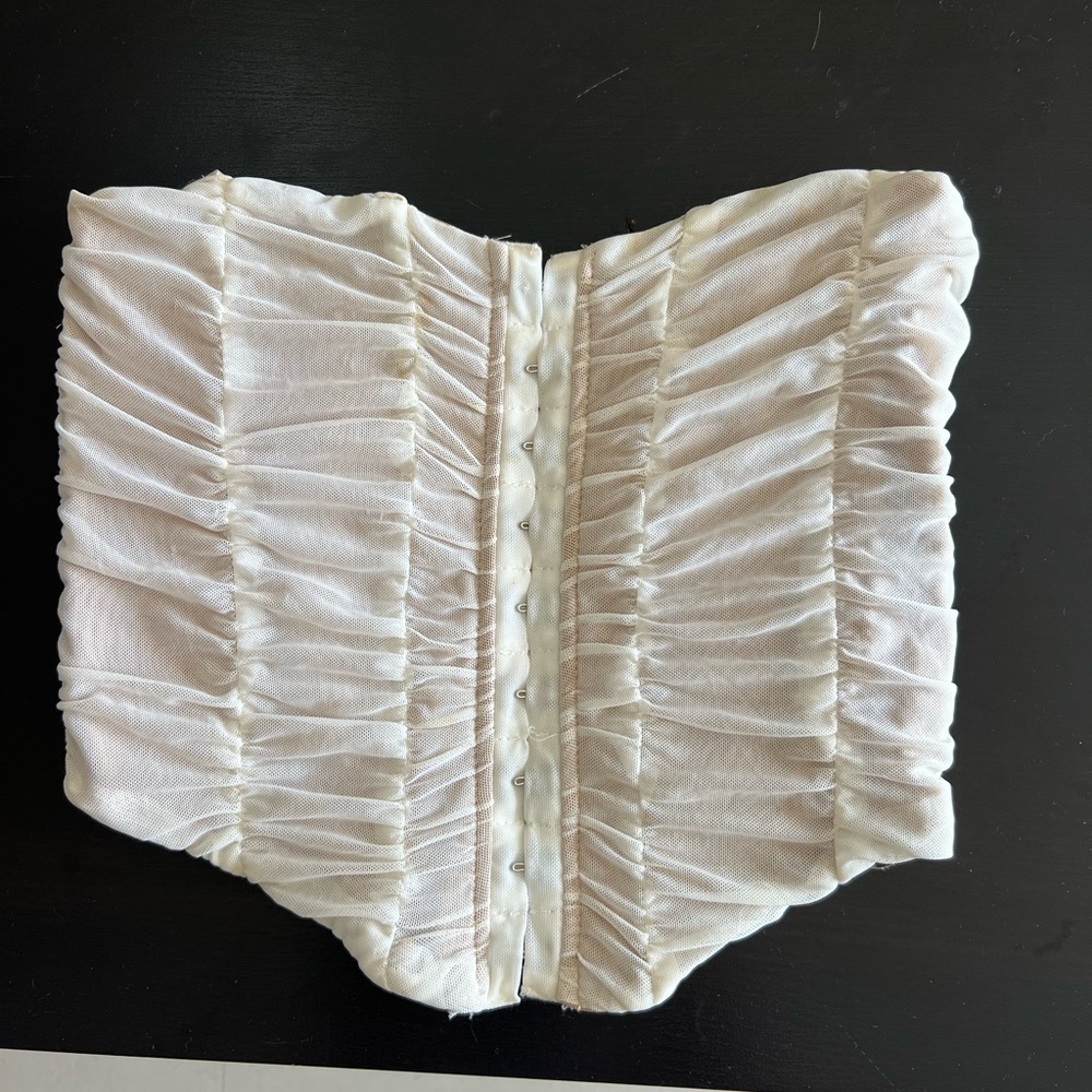 White crop top